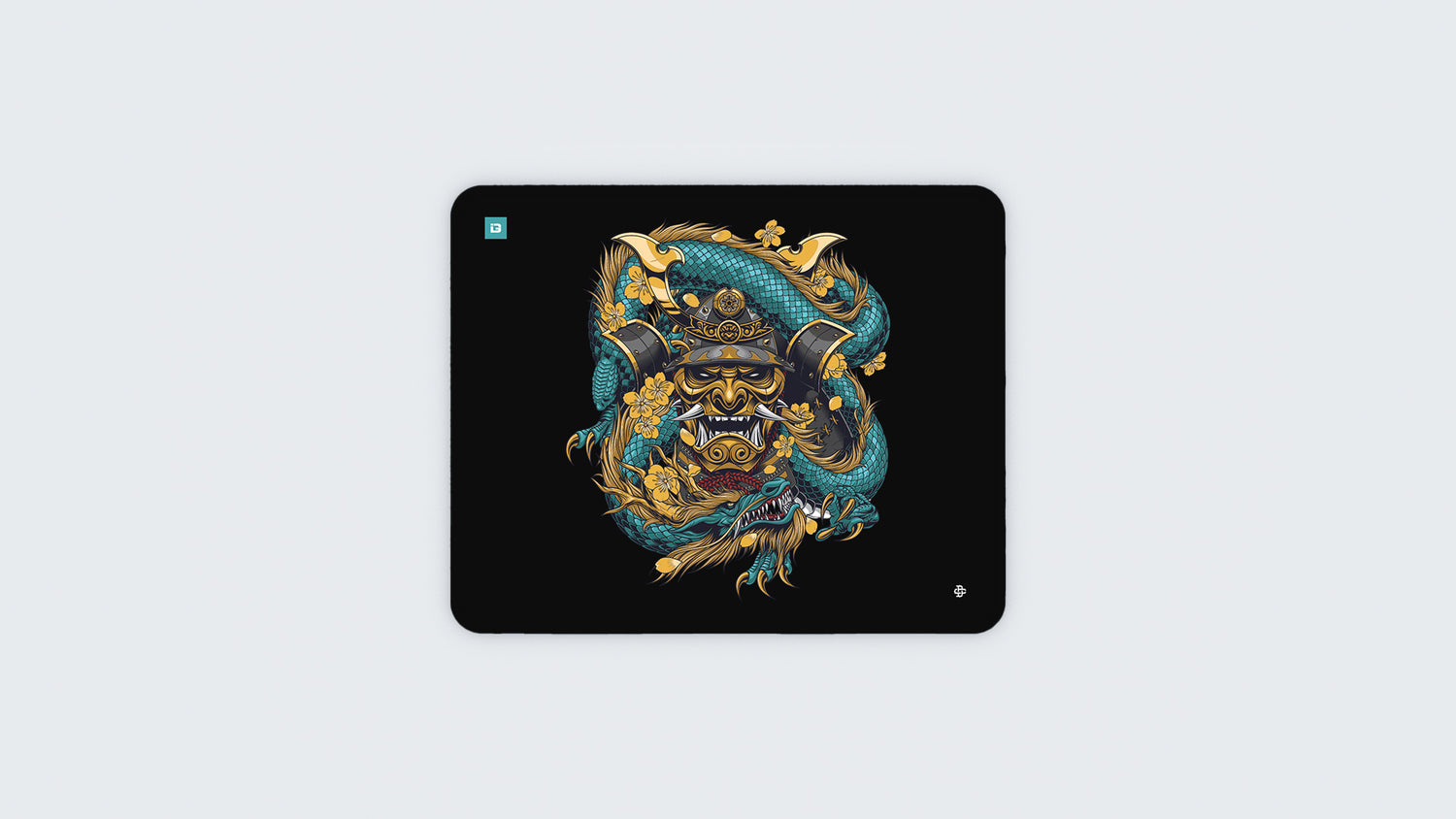 Samurai Mask Embraced Blue