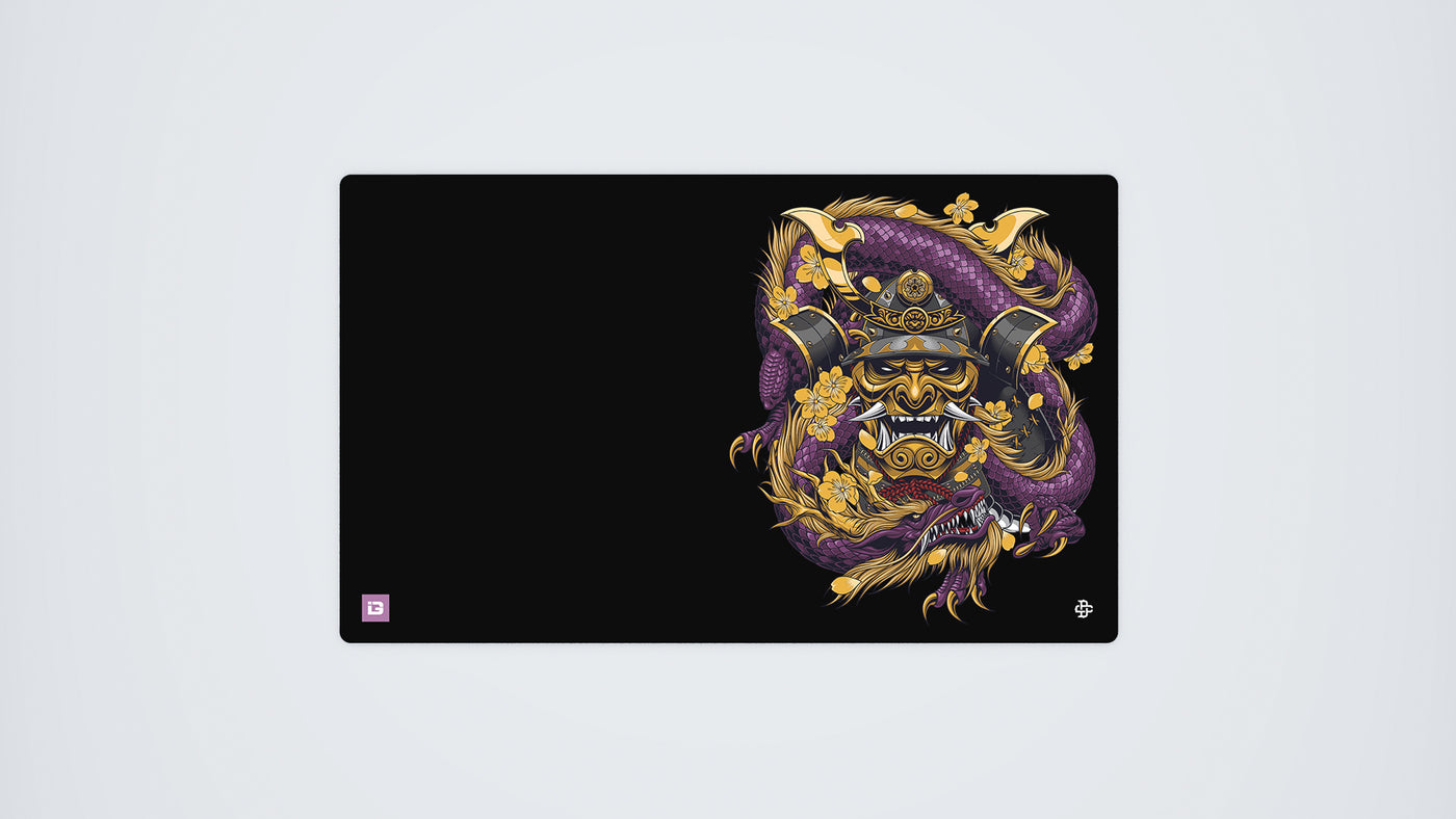 Samurai Mask Embraced Purple