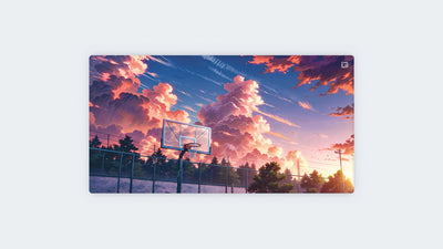 Basketball Sunset