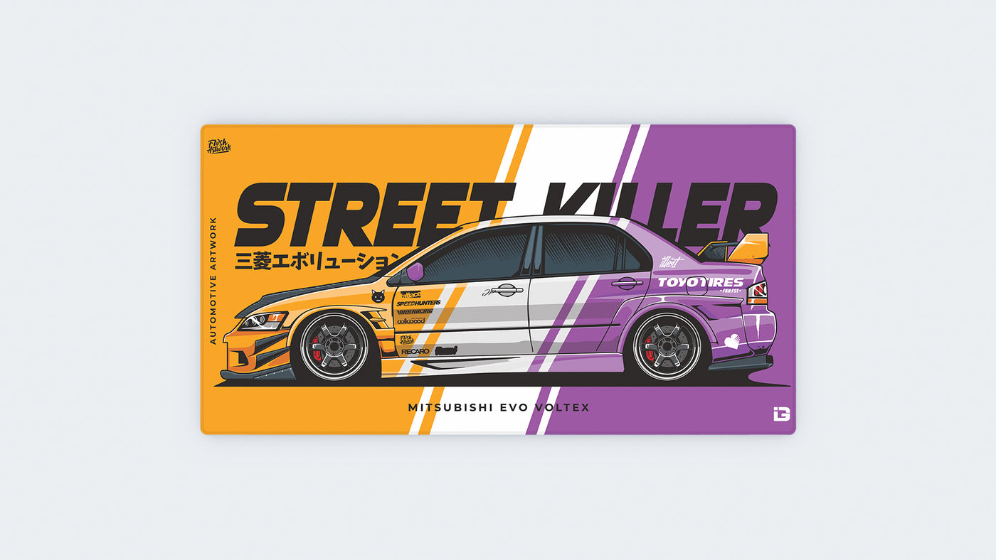 Evo Voltex Twin Stripe