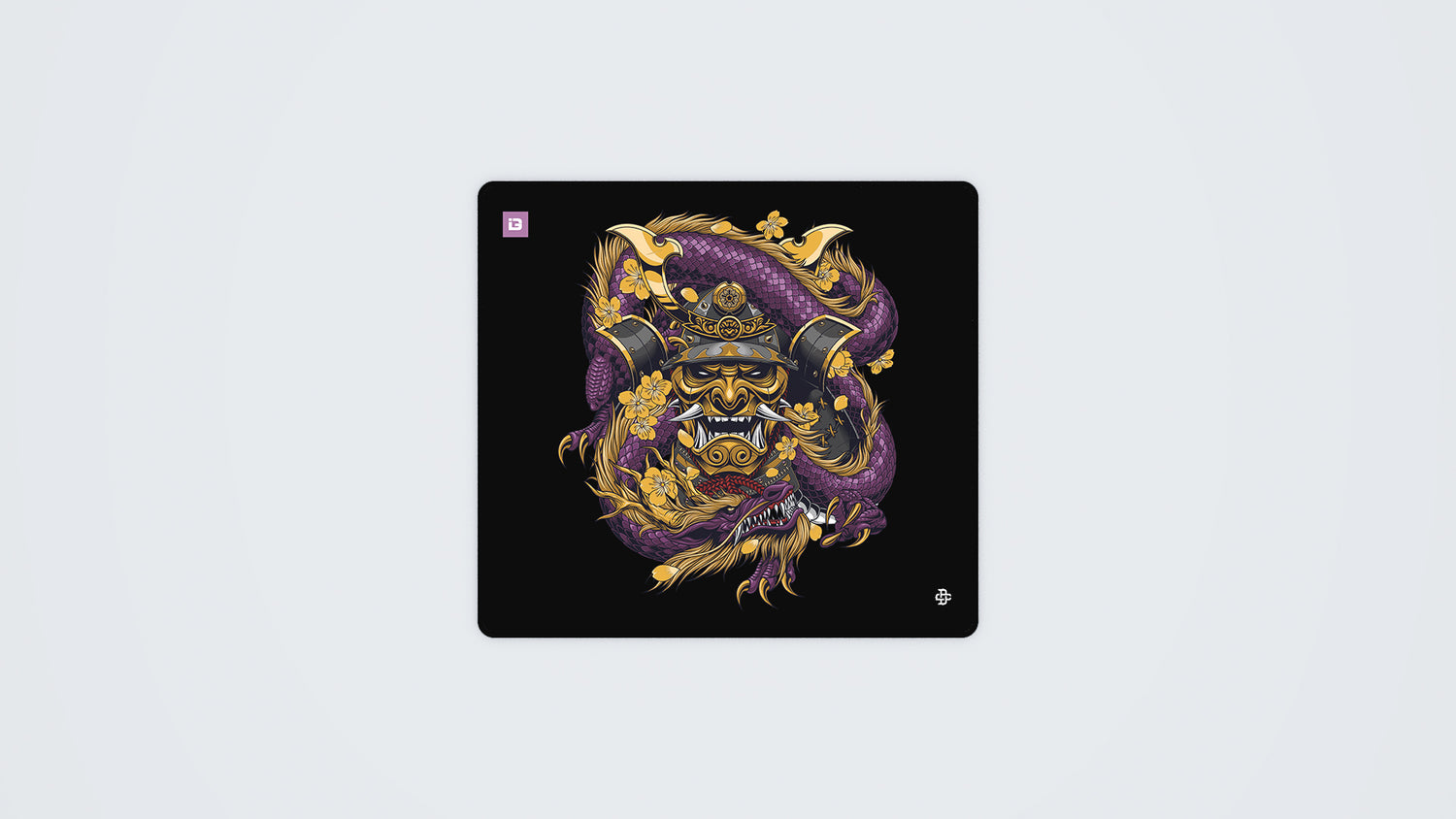 Samurai Mask Embraced Purple