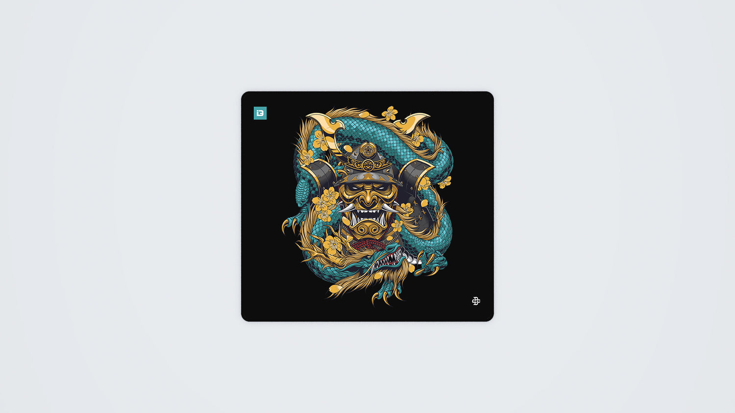 Samurai Mask Embraced Blue