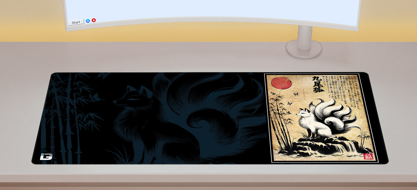 Kitsune Woodblock