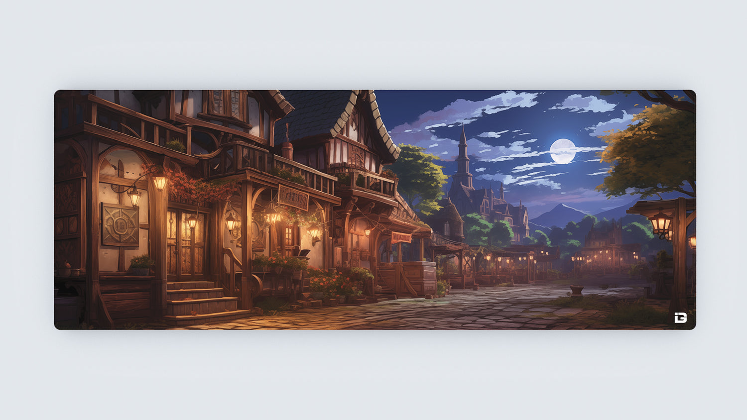 Moonlit Village