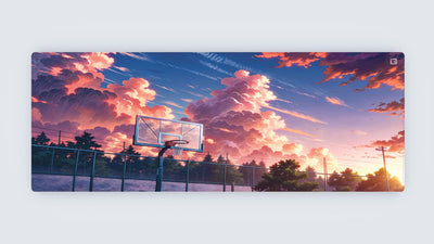 Basketball Sunset