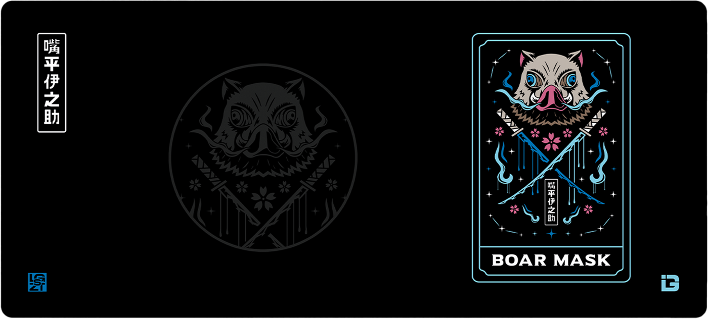 Boar Mask Tarot Card