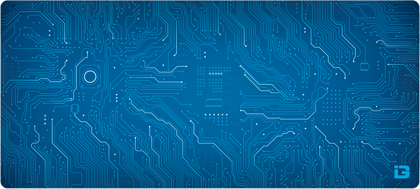 Circuit Board - Blue