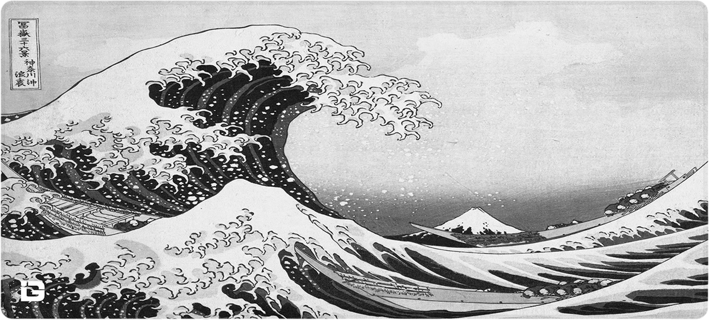 Hokusai Wave mono