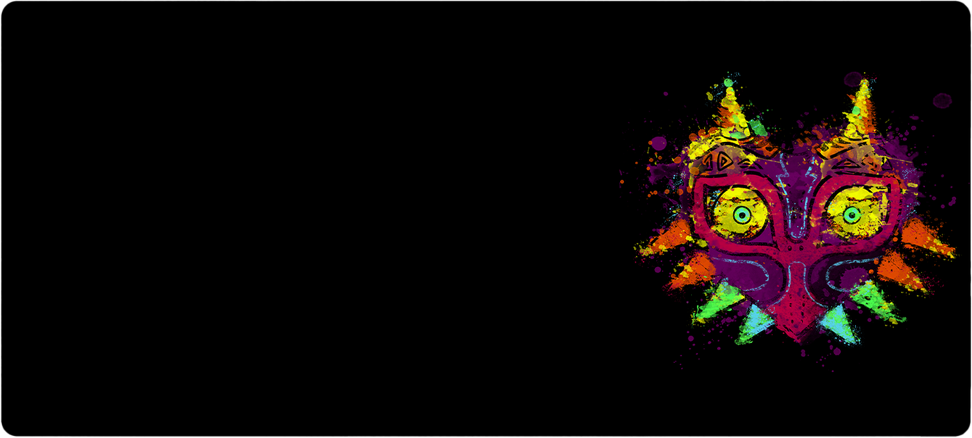 Majora Mask Splatter