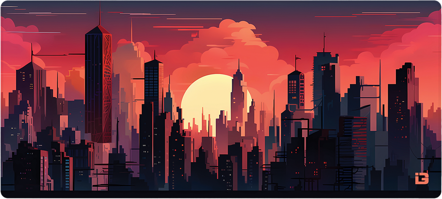 Sunset in the Dark City