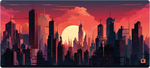 Sunset in the Dark City