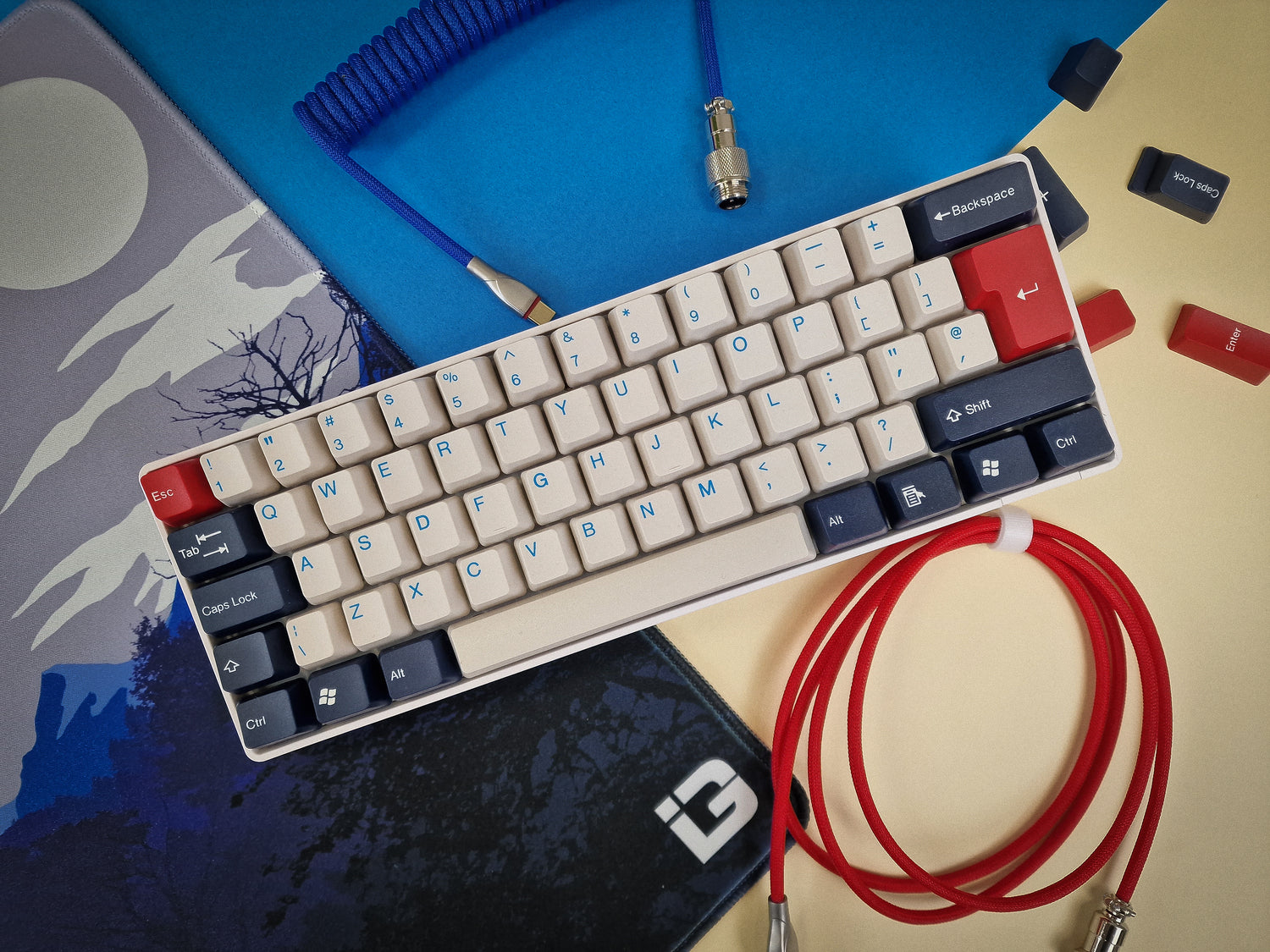 Navy Blue Keycap Set